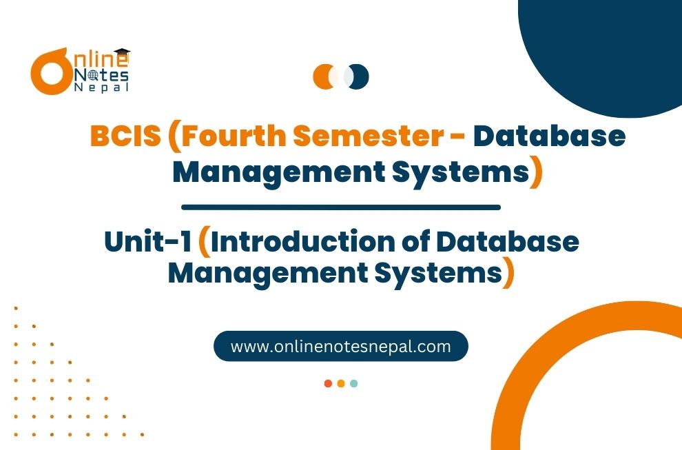 Introduction of Database Management Systems Photo